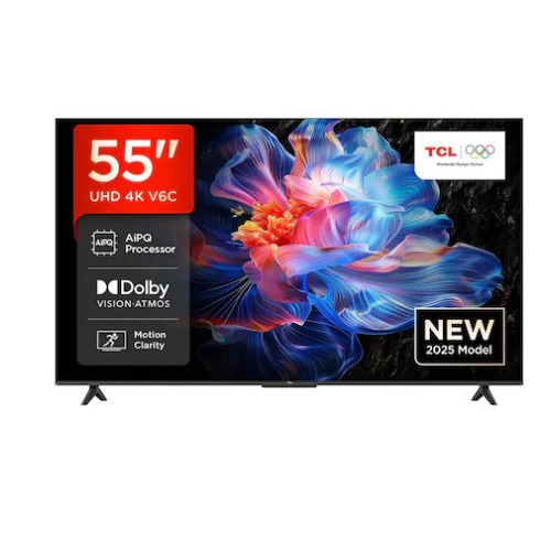 TCL 55 Inch V6C 4K HDR Smart Google TV – 55V6C