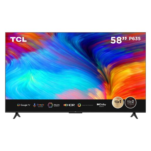 TCL 58 inch 58P635 4K HDR Google TV